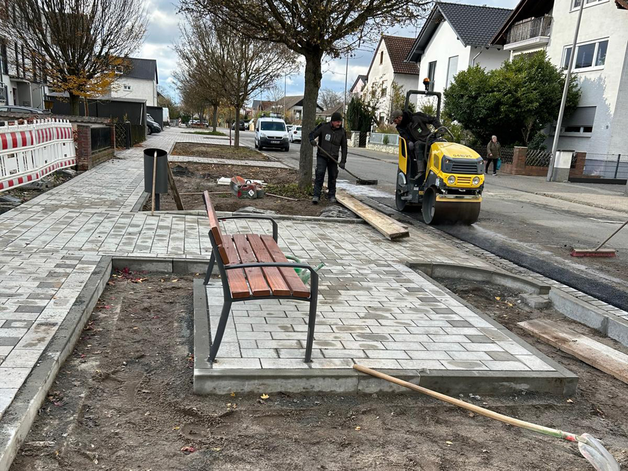 Fertigstellung einer grünen Begegnungsfläche